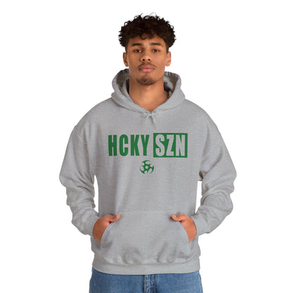 HCKY SZN (Green Logo) Hooded Sweatshirt - Various Colors