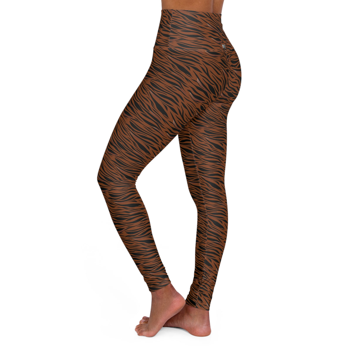 HCKY SZN High Waisted Yoga Leggings (Tiger Stripe)