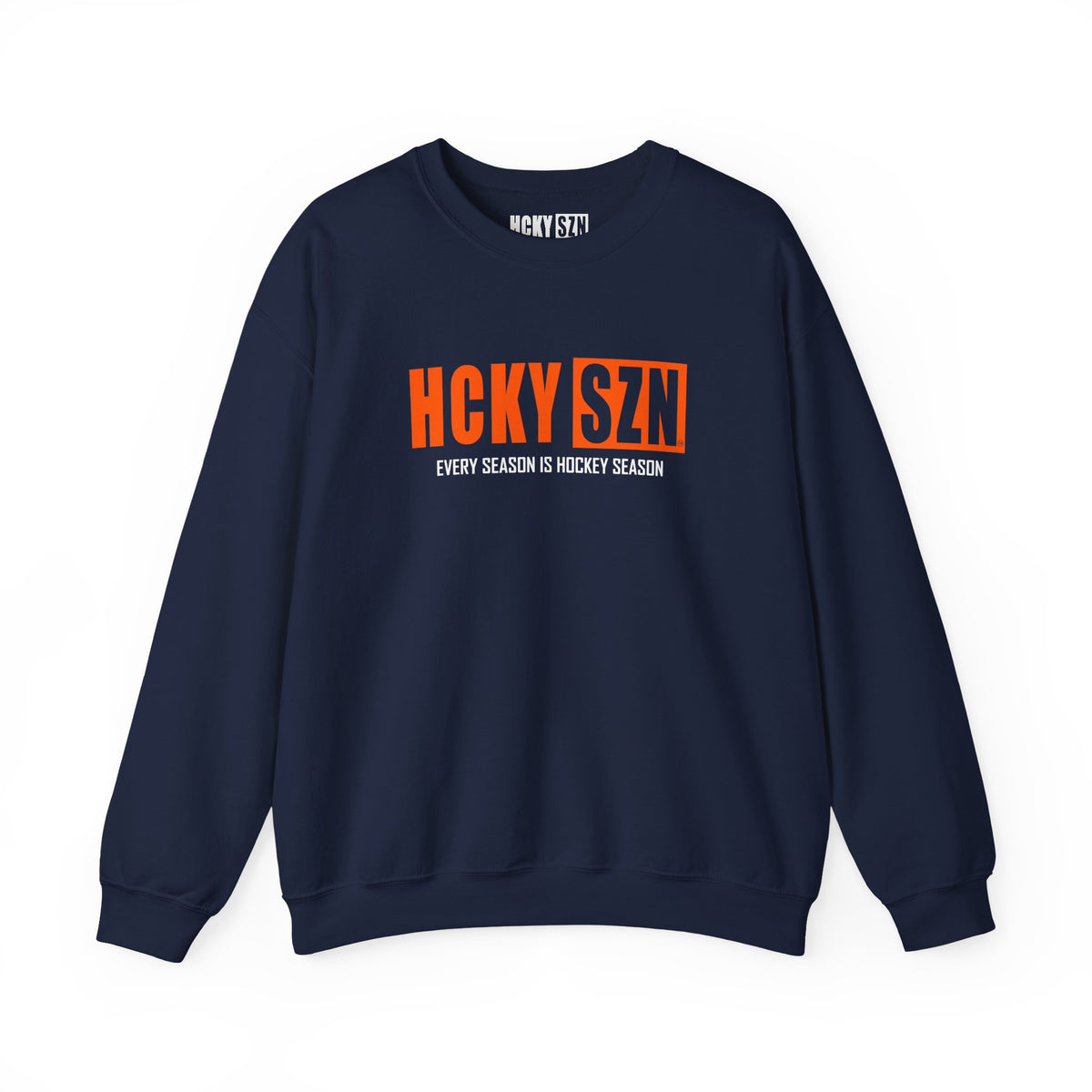 HCKY SZN Crewneck Sweatshirt (Orange Logo) - Various Colors