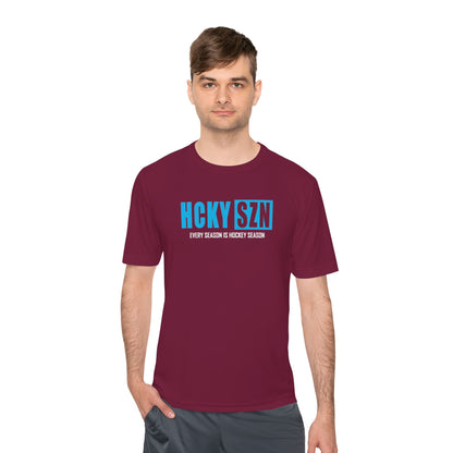 Every Season is HCKYS Performance Tee - Sky Blue Logo