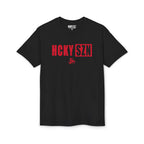 HCKY SZN Simple Star DryBlend Tee Shirt (Red Logo) - Various Colors