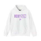 HCKY SZN (Lavender Logo) Hooded Sweatshirt - Various Colors