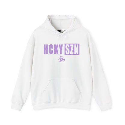 HCKY SZN (Lavender Logo) Hooded Sweatshirt - Various Colors