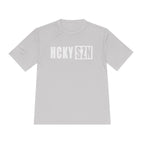 HCKYSZN (Flagship Logo) Adult Performance Tee - Silver/White
