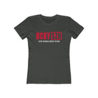 Every Season Is Hockey Season Women's Boyfriend Tee (Red Logo) - Various Colors