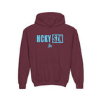 Youth HCKY SZN (Sky Blue Logo) Hooded Sweatshirt - Various Colors