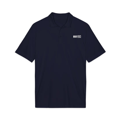 HCKY SZN Embroidered Performance Hockey Polo (True Navy)