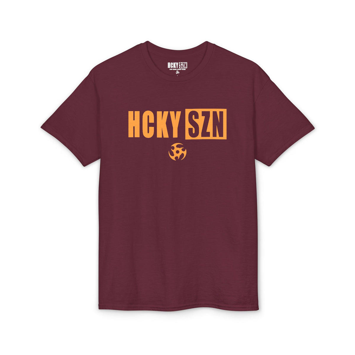 HCKY SZN Simple Star DryBlend Tee Shirt (Mango Logo) - Various Colors