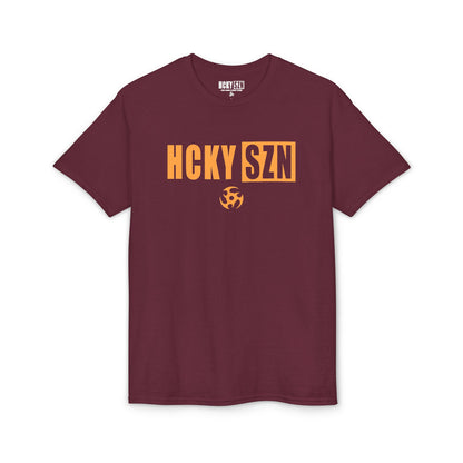 HCKY SZN Simple Star DryBlend Tee Shirt (Mango Logo) - Various Colors
