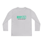 Every Season is HCKY SZN Youth Competitor Long Sleeve Tee (Seafoam Logo) - Various Colors
