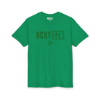 HCKY SZN Simple Star DryBlend Tee Shirt (Green Logo) - Various Colors