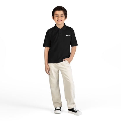 Youth HCKY SZN DryBlend Polo Shirt (Black)