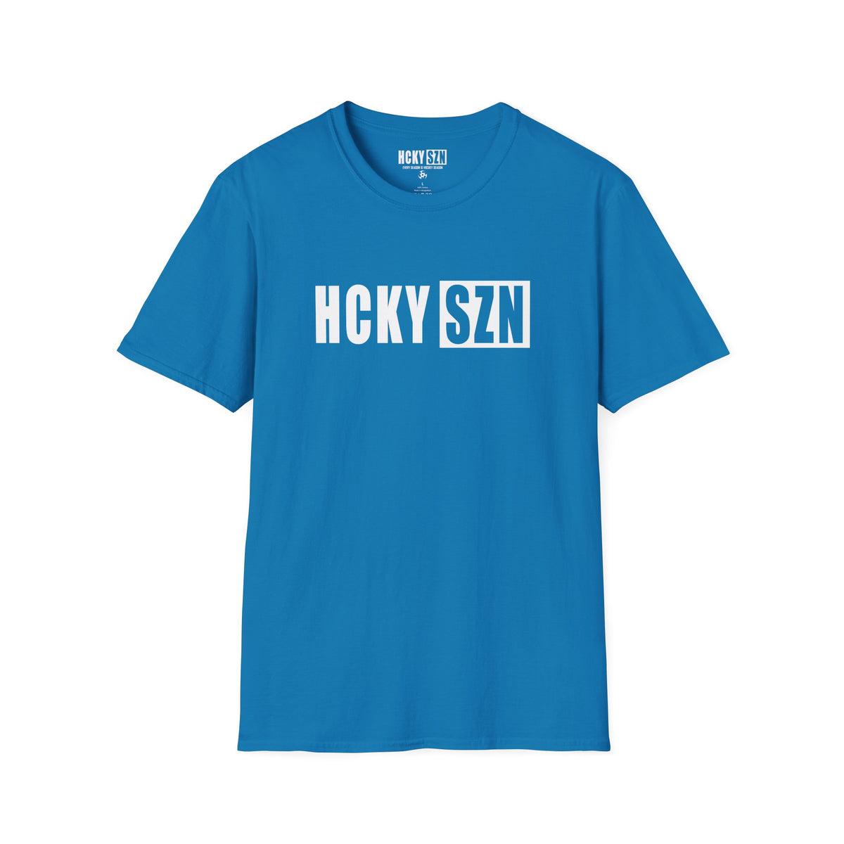 HCKY SZN Softstyle Tee Shirt (Sapphire)