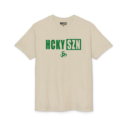 HCKY SZN Simple Star DryBlend Tee Shirt (Green Logo) - Various Colors