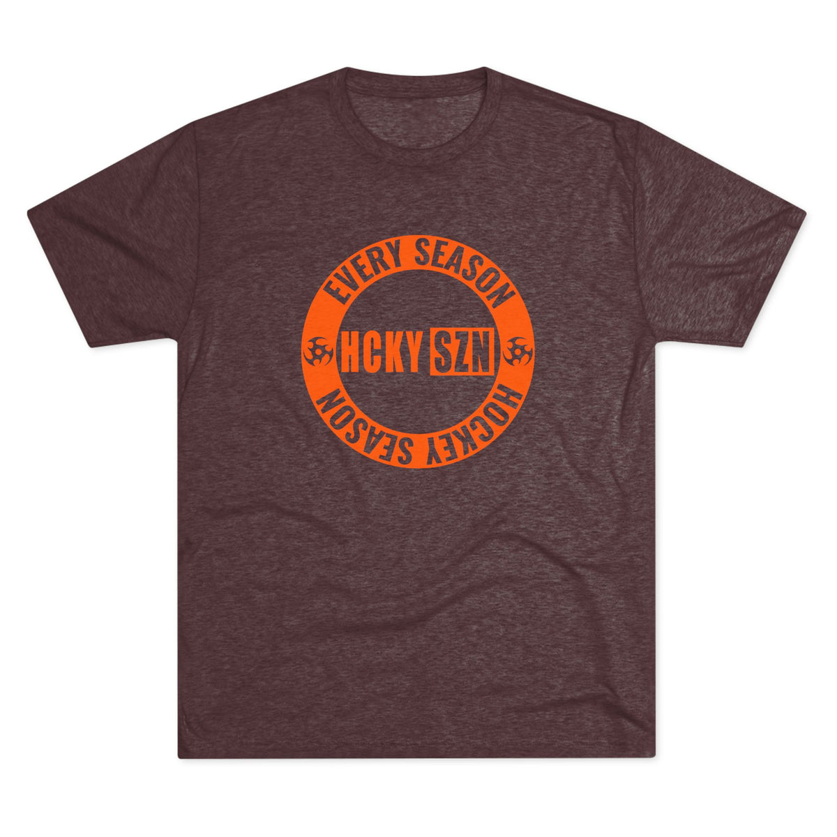 HCKY SZN Circle Logo TriBlend Tee Shirt (Orange) -Various Colors