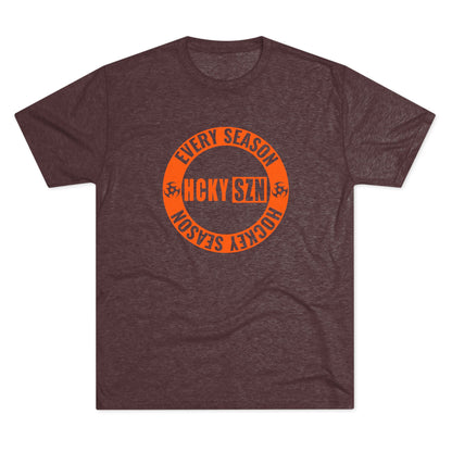 HCKY SZN Circle Logo TriBlend Tee Shirt (Orange) -Various Colors