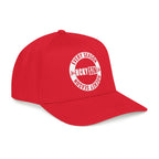 HCKY SZN Circle Logo Mid Profile Baseball Cap (Red/Red/White)
