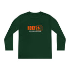 Every Season is HCKY SZN Youth Competitor Long Sleeve Tee (Orange Logo) - Various Colors