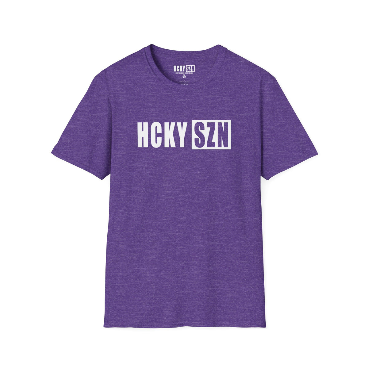 HCKY SZN Softstyle Tee Shirt (Heather Purple)