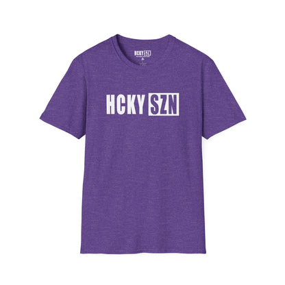 HCKY SZN Softstyle Tee Shirt (Heather Purple)