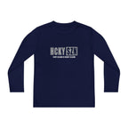 Every Season is HCKY SZN Youth Competitor Long Sleeve Tee (Grey Logo) - Various Colors