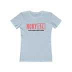 Every Season Is Hockey Season Women's Boyfriend Tee (Peach Logo) - Various Colors