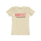 Every Season Is Hockey Season Women's Boyfriend Tee (Peach Logo) - Various Colors