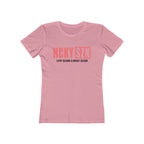 Every Season Is Hockey Season Women's Boyfriend Tee (Peach Logo) - Various Colors