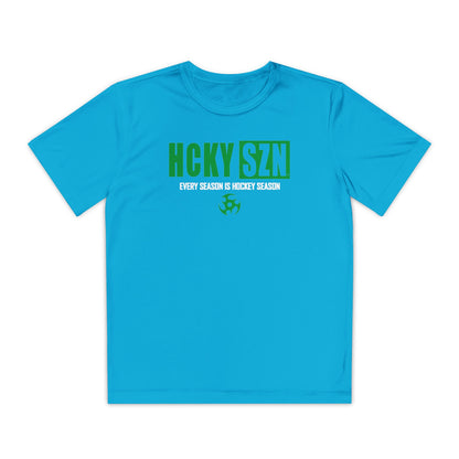 Every Season is HCKY SZN Youth Competitor Tee (Green Logo) - Various Colors