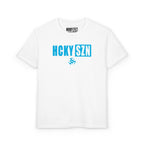 Youth HCKY SZN DryBlend Tee Shirt (Sky Blue Logo) - Various Colors