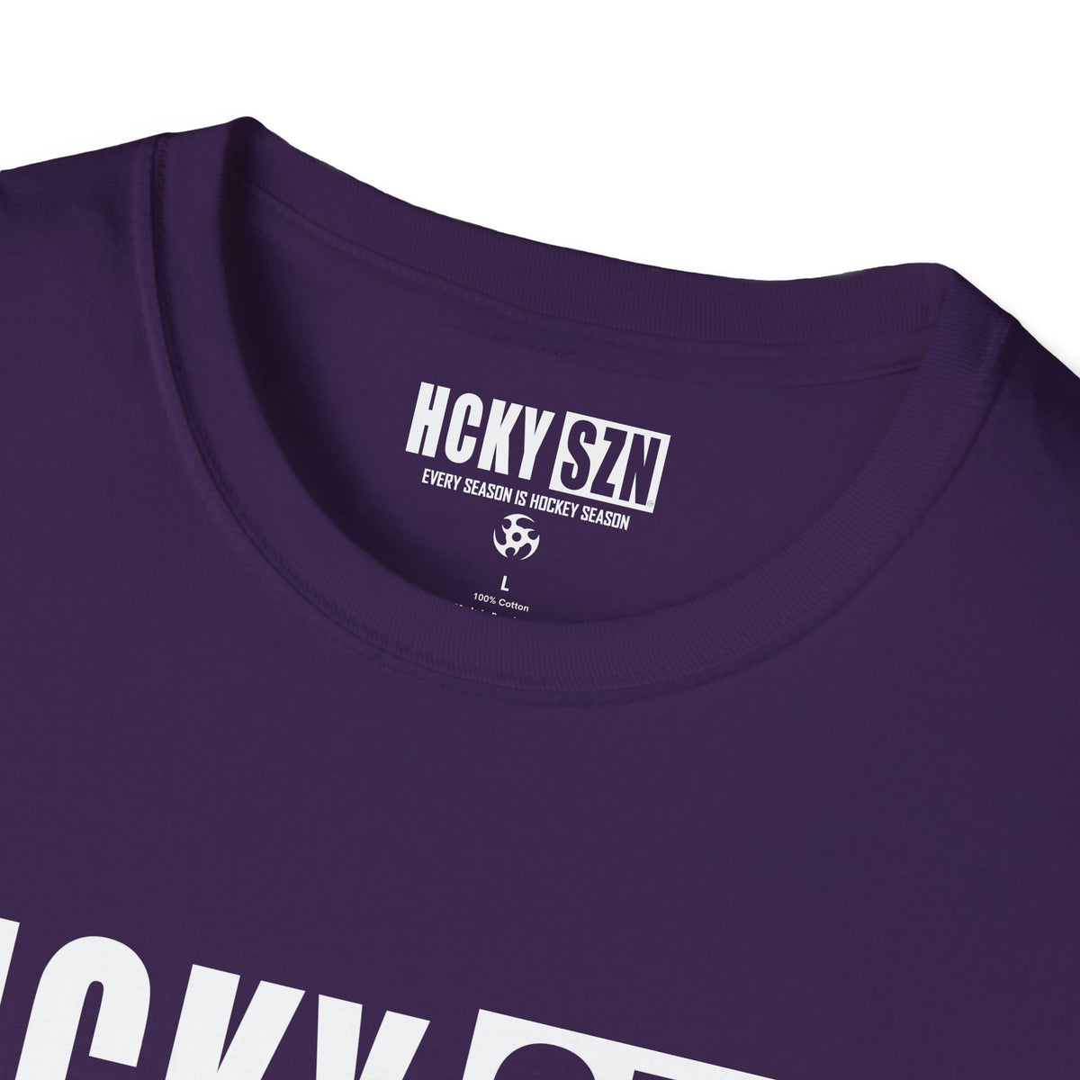 HCKY SZN Softstyle Tee Shirt (Purple)