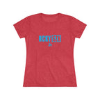 Women’s Hockey Vibe Triblend Tee (Sky Blue Logo)