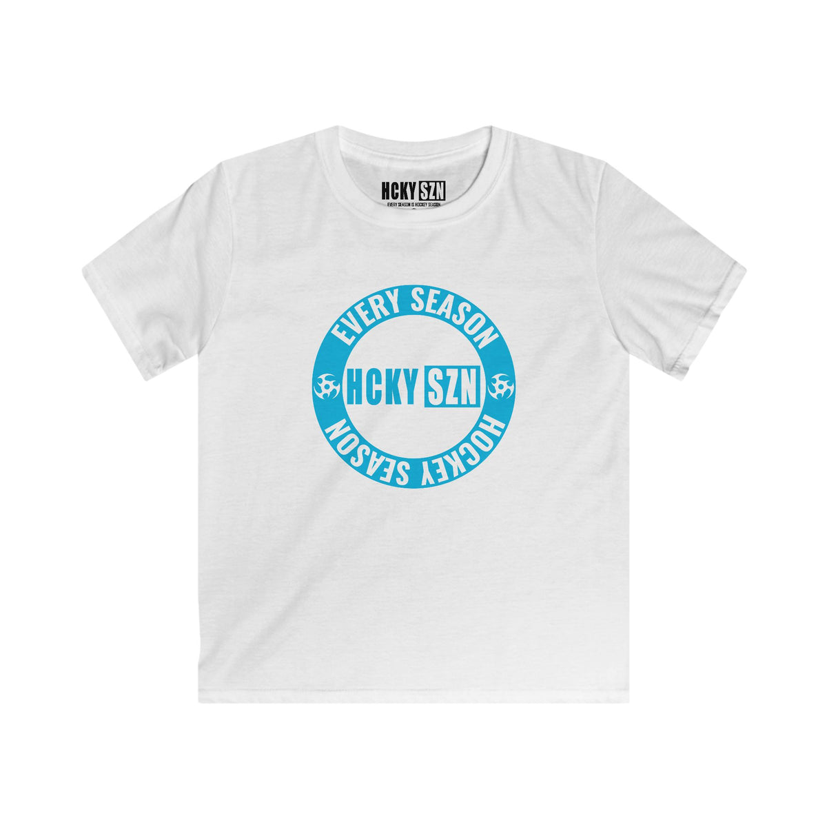 Youth Circle SZN Softstyle Tee (Sky Blue Logo) - Various Colors
