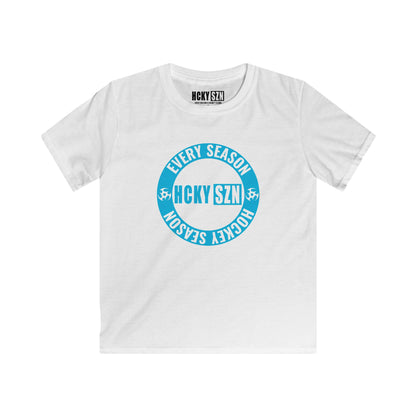 Youth Circle SZN Softstyle Tee (Sky Blue Logo) - Various Colors