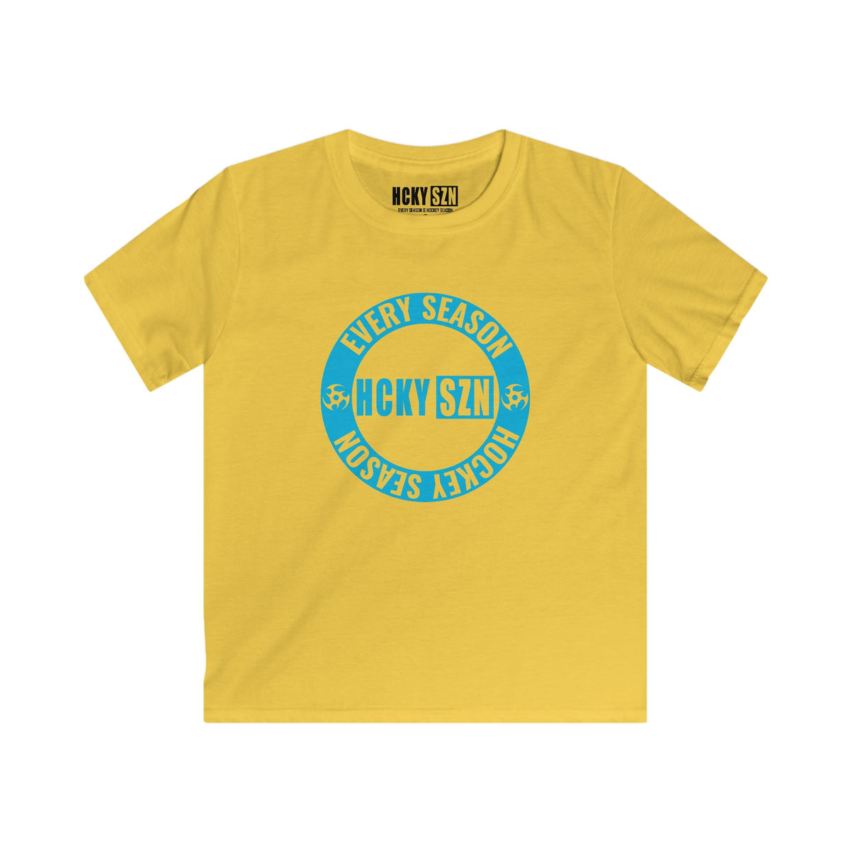 Youth Circle SZN Softstyle Tee (Sky Blue Logo) - Various Colors