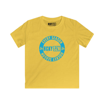 Youth Circle SZN Softstyle Tee (Sky Blue Logo) - Various Colors
