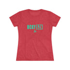 Women’s Hockey Vibe Triblend Tee (Seafoam Logo)