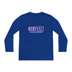 Every Season is HCKY SZN Youth Competitor Long Sleeve Tee (Lavender Logo) - Various Colors