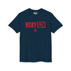 HCKY SZN Simple Star DryBlend Tee Shirt (Red Logo) - Various Colors