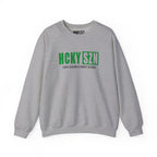 HCKY SZN Crewneck Sweatshirt (Green Logo) - Various Colors