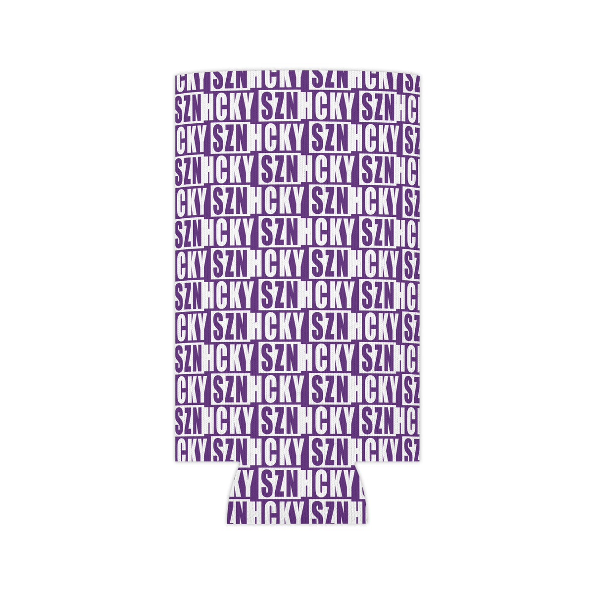 HCKY SZN AOP Slim Can Cooler (Purple)