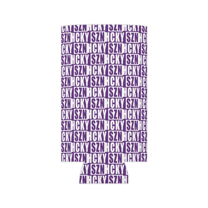 HCKY SZN AOP Slim Can Cooler (Purple)