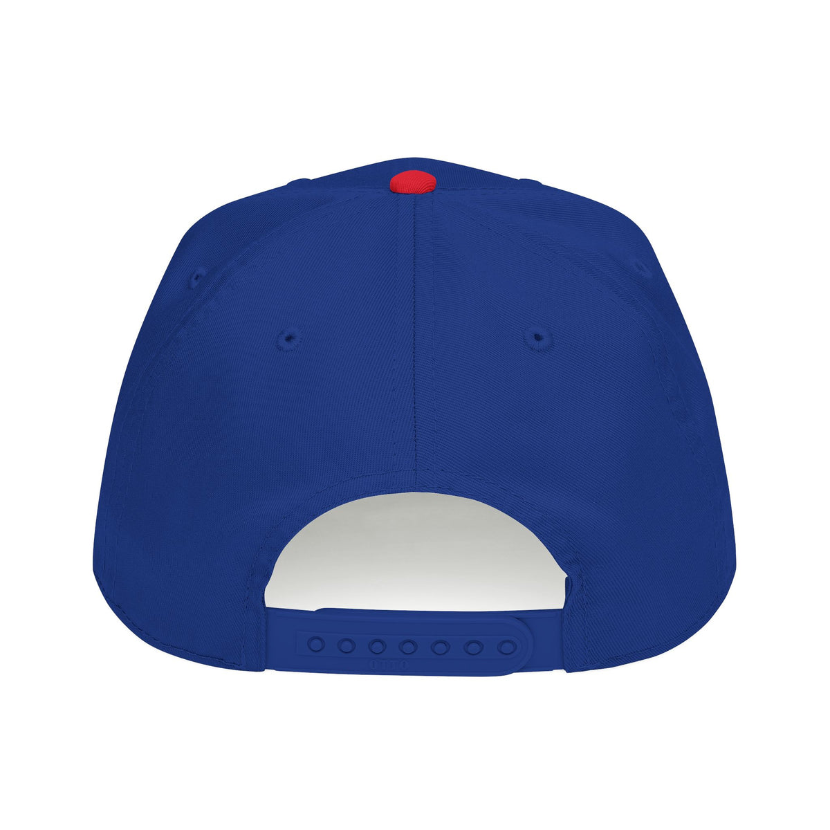 HCKY SZN Circle Logo Mid Profile Baseball Cap (Royal/Red/White)