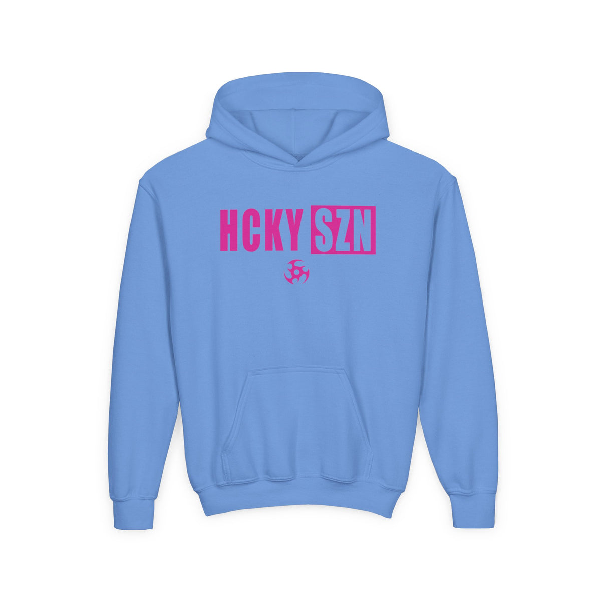 Youth HCKY SZN (Hot Pink Logo) Hooded Sweatshirt - Various Colors