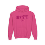 Youth HCKY SZN (Raspberry Logo) Hooded Sweatshirt - Various Colors