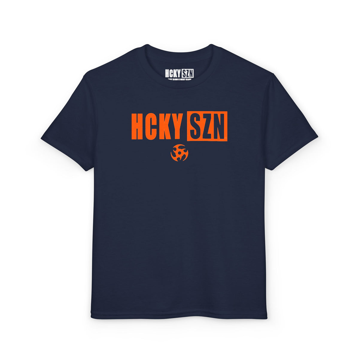Youth HCKY SZN DryBlend Tee Shirt (Orange Logo) - Various Colors