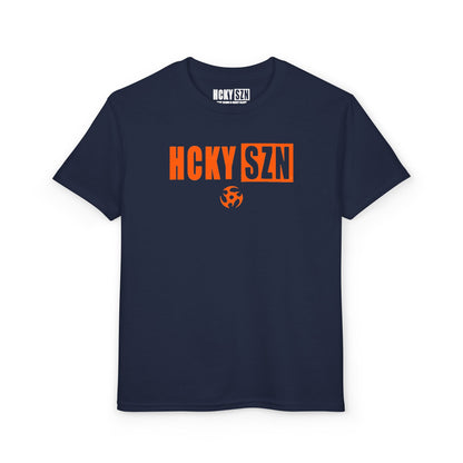 Youth HCKY SZN DryBlend Tee Shirt (Orange Logo) - Various Colors
