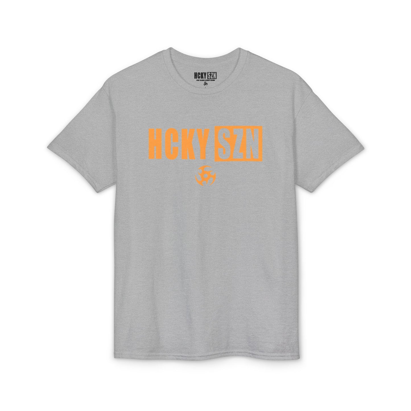 HCKY SZN Simple Star DryBlend Tee Shirt (Mango Logo) - Various Colors