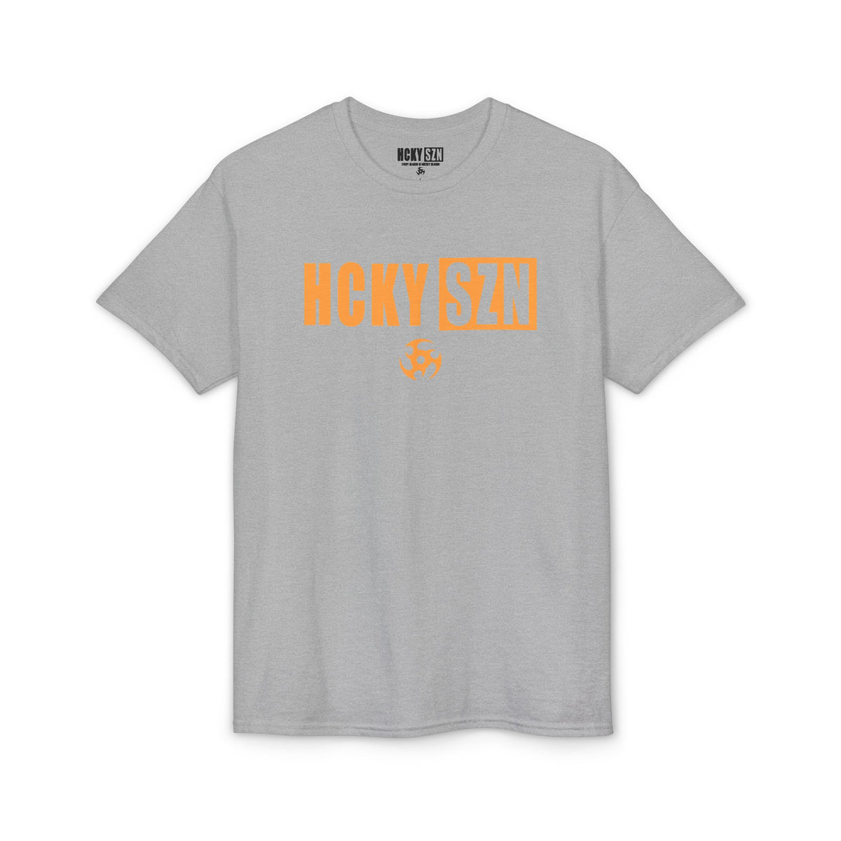 HCKY SZN Simple Star DryBlend Tee Shirt (Mango Logo) - Various Colors