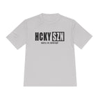 HCKYSZN (Hustle Hit) Adult Performance Tee - Silver/Black/Black